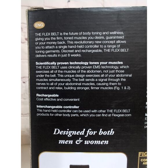 The Flex Belt BMR Abdominal Exercise Ab Toner/Conditioner AND The Flex Arms New - Picture 4 of 11
